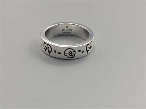 gucci ghost ring fashionreps|Gucci ghost ring size 7.